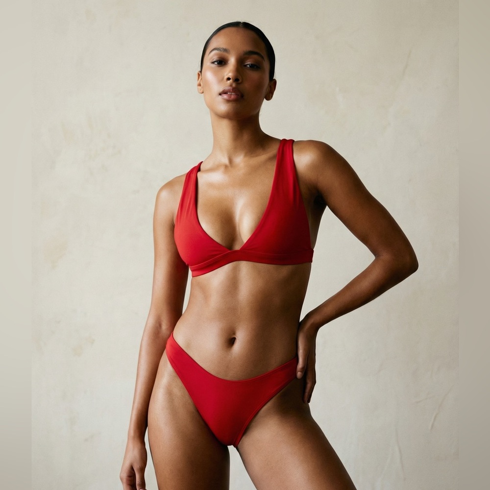 KAOHS Bold Red Bikini Set